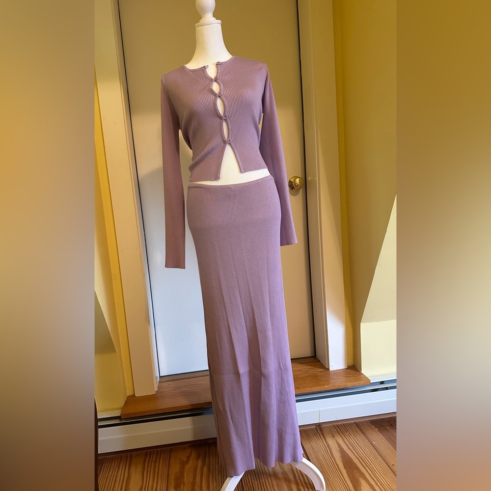 Tigermist Monica Cardigan and Maxi Skirt Set NWOT